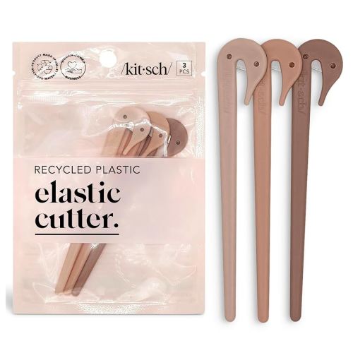Kitsch Hair Tie Cutter – Easy To Use, Pain Free Rubber Band Cutter for Hair Kids, Baby & Toddler Girls – Multicolor, 3pc Set