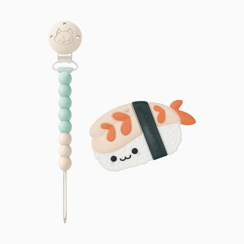 Loulou Lollipop Pacifier Clip Teether Set - Ebi