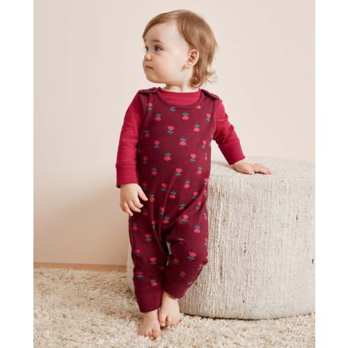 Baby Long Sleeve T-Shirt & Overalls Set | Hanna Andersson