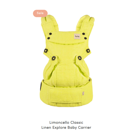Limoncello Classic - Linen Explore Baby Carrier – Baby Tula US