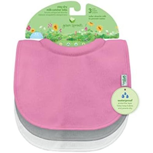 green sprouts Stay-dry Milk Catcher Bibs