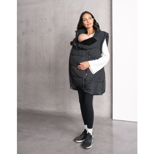 Long-Line Padded Maternity, Nursing and Babywearing Gilet | Seraphine