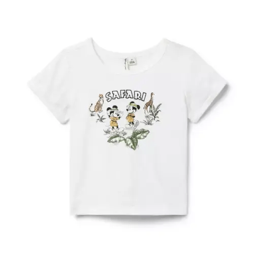 Girl White Disney Minnie Mouse Safari Tee by Janie and Jack