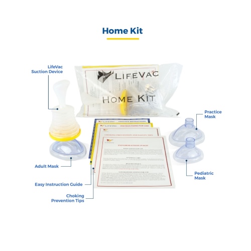 LifeVac Home Kit - Toddler and Adult Choking Rescue Device