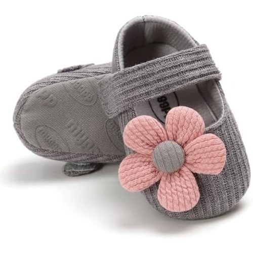 Ohwawadi Infant Baby Boys Girls Slippers Cozy Fleece Booties Soft Bottom Warm Cartoon Socks Newborn Crib Shoes