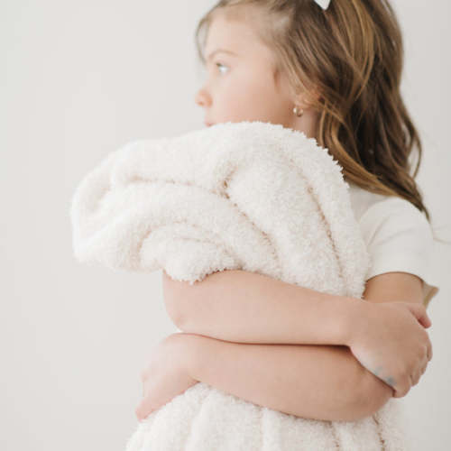 Ivory Bamboni Toddler Blanket – Saranoni