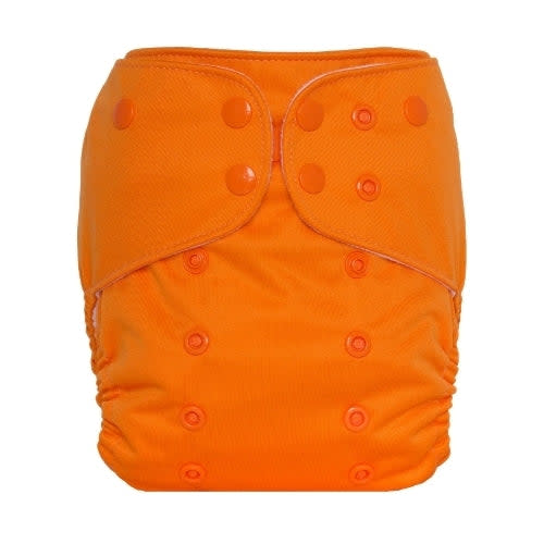 One Size 2 in 1 Cloth Diapers - Orange