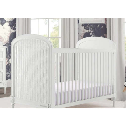 Madeline 4-in-1 Convertible Crib with Guardrail Classic Nursery Design