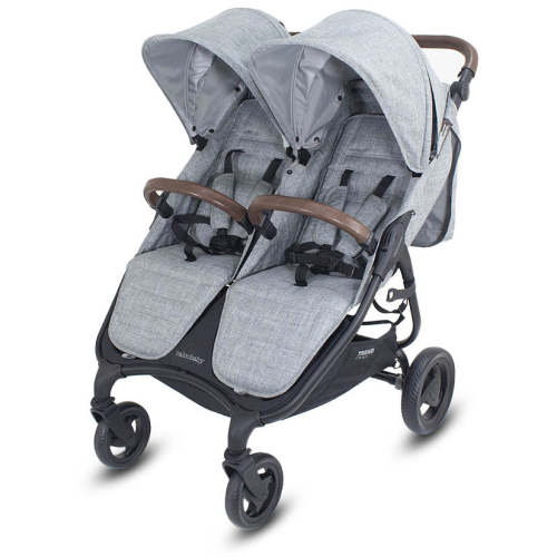 Valco Snap Duo Trend Side by Side Double Stroller 2025 Grey Marle