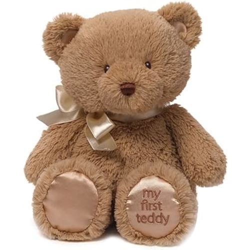 GUND Baby My First Teddy Bear, Ultra Soft Animal Plush Toy for Babies and Newborns, Tan, 10”