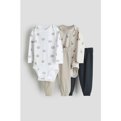 4-PIECE COTTON JERSEY SET