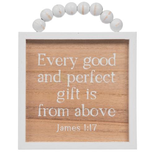 James 1:17 Wood Wall Decor