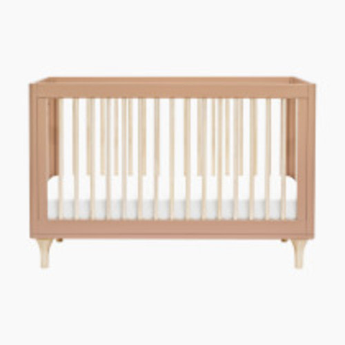 babyletto Lolly 3-in-1 Convertible Crib with Toddler Bed Conversion Kit - Canyon/Washed Natural
