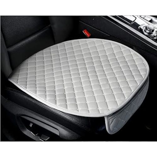 1 PC Car Seat Cover Auto Cushion Vehicle Front Seat Chair Cover Protective Mat pad for Baby, SUV, Skin-Friendly (Gray-Front)