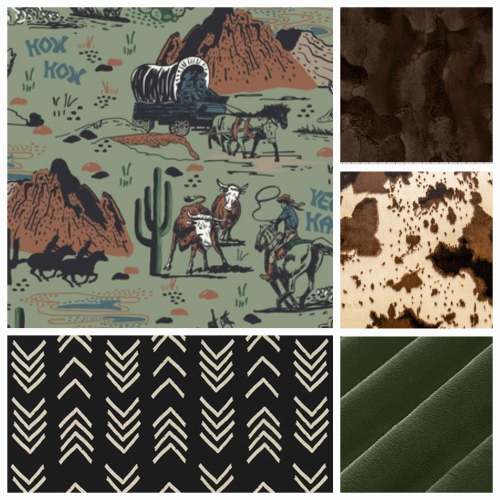 Wild West Cowboy Western Boy Crib Bedding