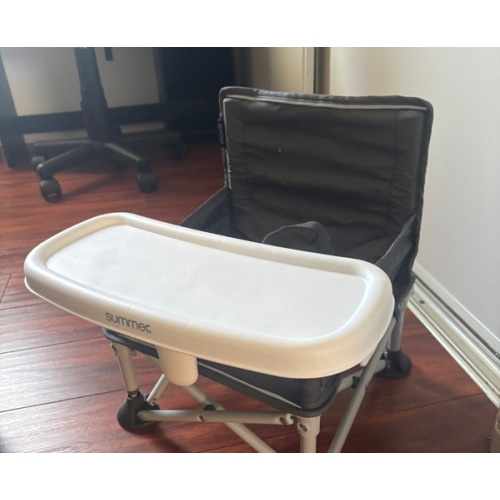 Ingenuity Summer Pop 'N Sit Portable Infant Booster Seat 6mo+