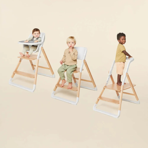 Ergobaby 3-In-1 Evolve High Chair: Natural Wood