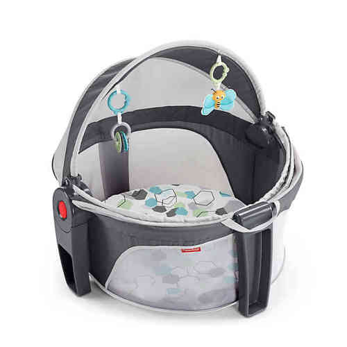 Fisher-Price® Hexagons On-the-Go Baby Dome in - Grey