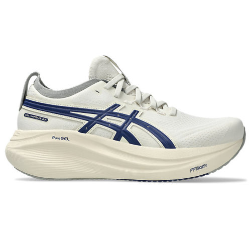 GEL-NIMBUS 27 ASICS TRACK CLUB | Women | Birch/Indigo Blue | Women's Running Shoes | ASICS United States