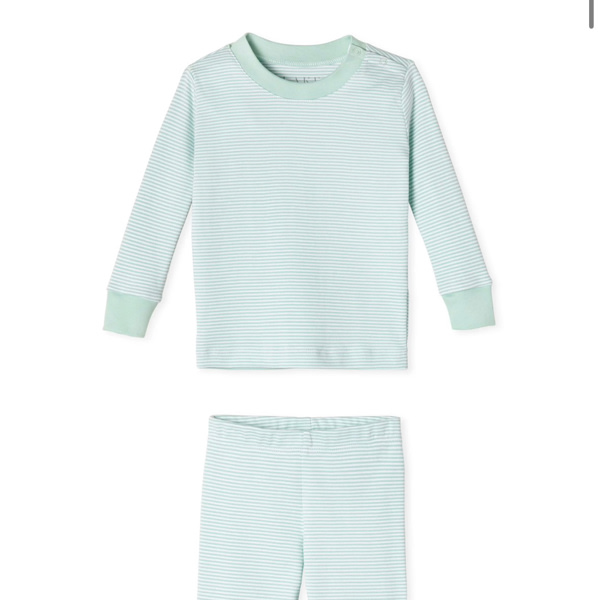 LAKE | Baby | Pima Cotton Pajamas | Gelato Anchor StripeBaby Long-Long Set
