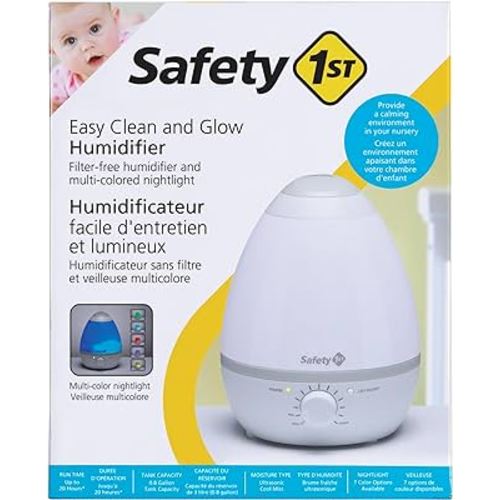 Safety 1st Easy Clean 3-in-1 Humidifier, Grey