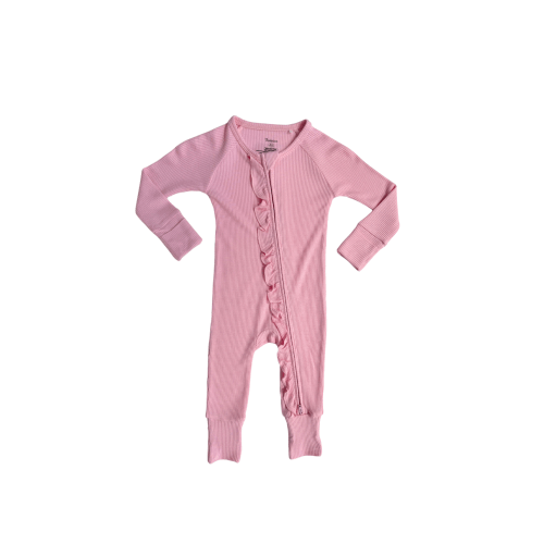 Fairy Tale Waffle Zipper Romper