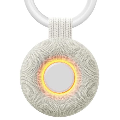 Portable Sound Machine - White Noise Sound Machine for Baby Adult, Travel Donut Sound Machine for Sleep, 15 Soothing Sounds & 7 Colors Night Light, Breathing, Baby Shusher, Registry Gift, Beige