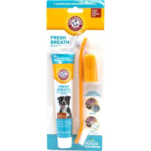 Arm & Hammer Products Products Fresh Breath Chicken Flavored Enzymatic Dog Dental Kit