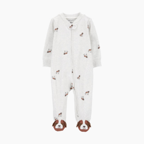 Carter's Zip-Up Sleep & Play - Gray, 6 M