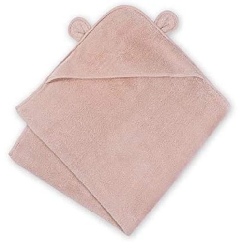 Natemia Organic Hooded Baby Towel – Ultra Soft and Absorbent Cloud Touch Cotton Hooded Bath Towels for Babies, Toddlers