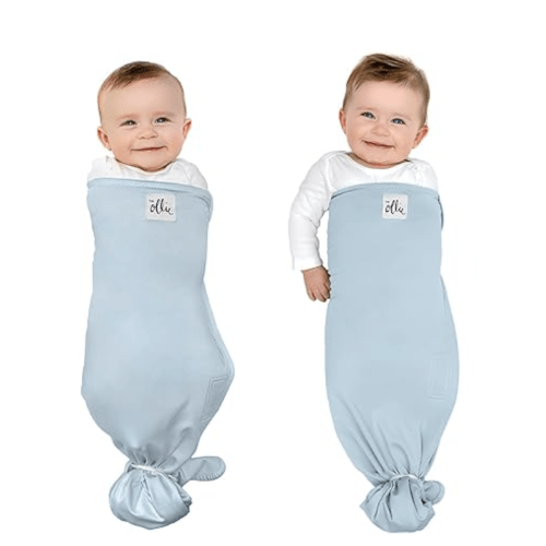 The Ollie Swaddle – Adjustable Baby Swaddle for Newborns | Pediatrician-Approved for Safe Sleep | Easy Closure | Arms-Out | Lightweight, Machine-Washable | Easy Diaper Access