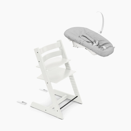 Stokke Tripp Trapp Chair and Newborn Set (White)