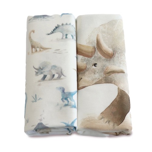 Bubba Blue Bamboo Wrap 2 Pack Jurassic