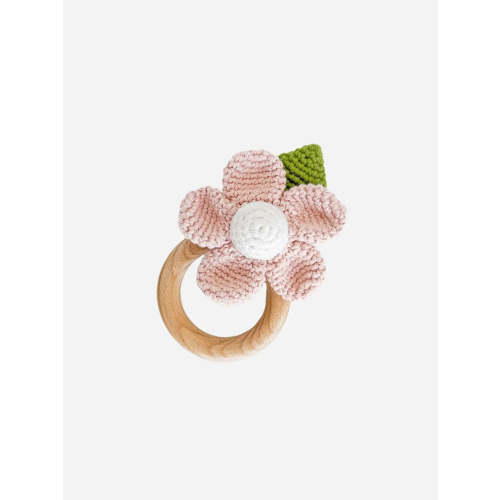 Flower Crocheted Rattle Teether