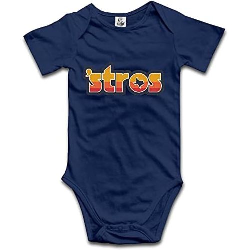 DOQOSESHY Climbing Bodysuit Astro Inspired Stros Throwback Infant Outfit Jumpsuit Romper, 3 Months, Long Sleeve-white