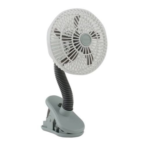 O2COOL® 4-Inch Portable Stroller Clip Fan in Grey