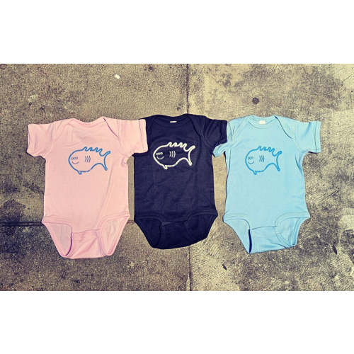 3 Eyed Fish Onesie Distressed – Badfish Clothing