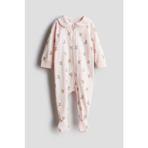 Pajama Jumpsuit with Collar