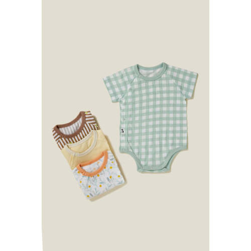 Newborn Cotton Mesh Bodysuit