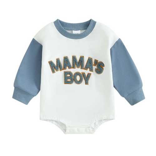 Baby Long Sleeve Mama's Boy Bodysuit
– The Trendy Toddlers