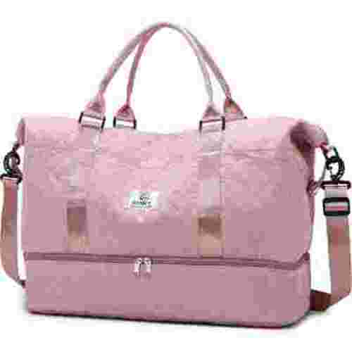 Gynky Travel Duffle Bag Weekender Bags for Women with Shoe Compartment Carry on Overnight Bag Gym Duffel Bag with Wet Pocket Hospital Bags for Labor and Delivery
