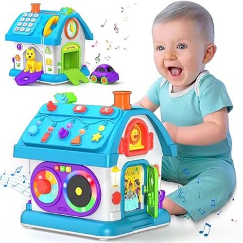 14-in-1 Montessori Toys for 1 Year Old Boy Gifts, Musical Educational Baby Toy 12-18 Month, First Birthday Gift for One Year Old Boy Girl, 1st Present for Toddler 1-2 Age