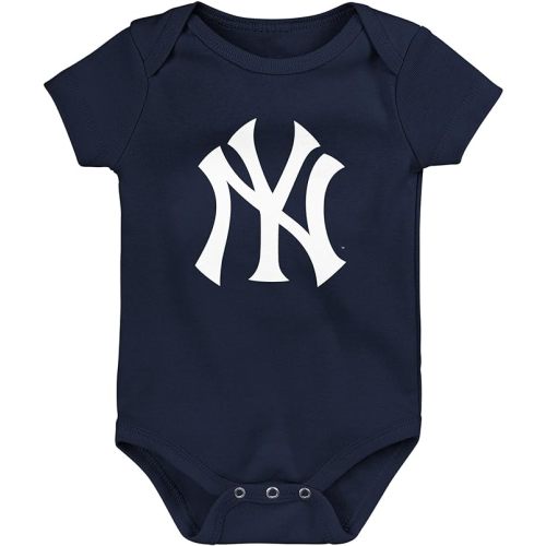 MLB Newborn & Infants 0-24 Months Primary Logo Onesie Bodysuit Romper - New York Yankees