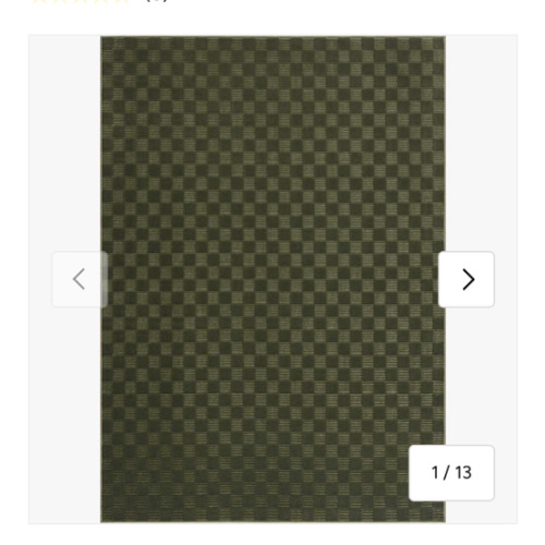 Truls 3D Checkered Washable Rug - Green | Olive Green Checkered Rug