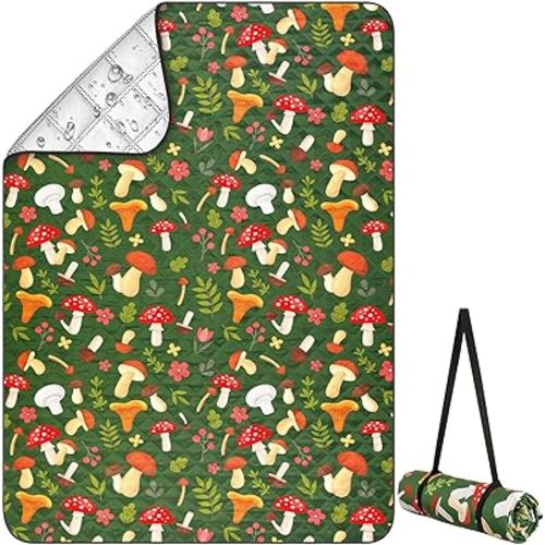 ICOSY Picnic Blankets Beach Blanket, Waterproof Outdoor Blanket Sandproof Picnic Camping Mat Camping Essentials 78" x 59"