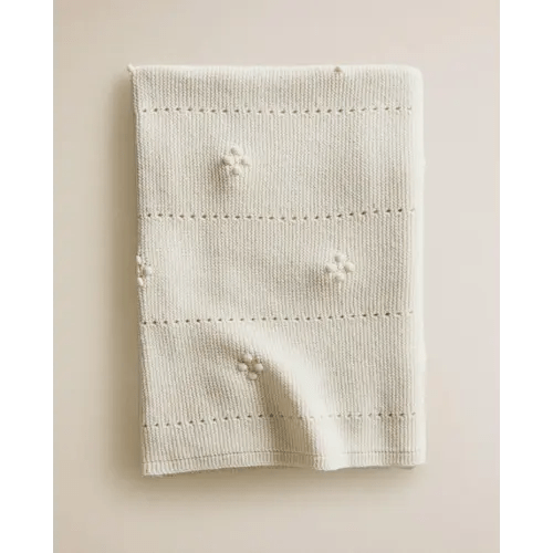 BABY OPENWORK COTTON BLANKET | Zara Home United States of America