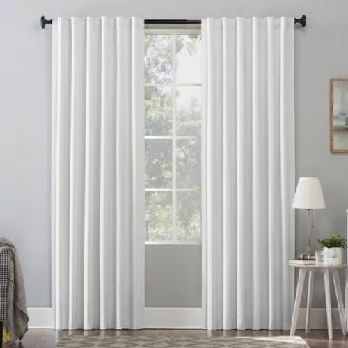 Sun Zero Blackout Amherst Velvet Noise Reducing Thermal Back Tab Curtain Panel