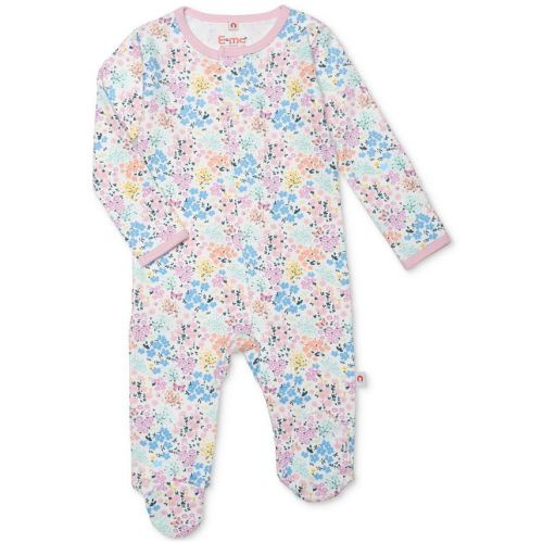 EASY = MAGNETIC CLOSE Baby Girls Magnetic Printed Cotton Footed Coverall - Macy'sBack ButtonFilter Button