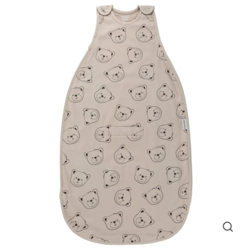 4 Season® Ultimate Baby Sleep Bag, Merino Wool & Organic Cotton, Teddy Bear