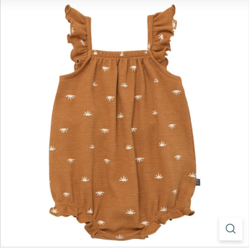 Baby Girls Brown Sun Bubble Romper – Gerber Childrenswear